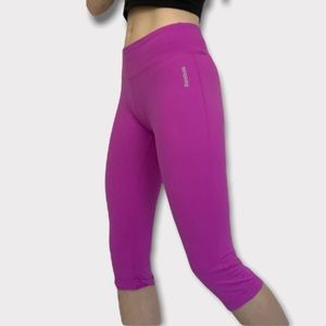 Reebok Purple Ankle Cropped Leggings size Small